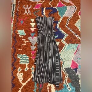 Zimmermann Black and White Striped Dress